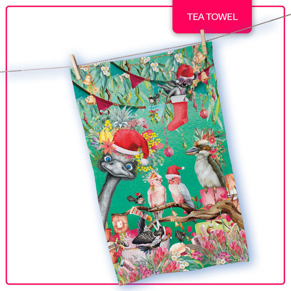 Tea Towel Christmas Capers  | Lisa Pollock