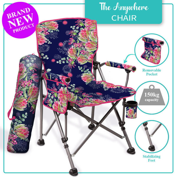 Camp Chair - Blush Beauty | Lisa Pollock