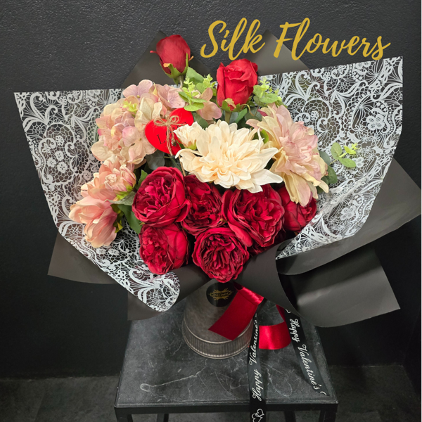 Love You Long Time | Silk FLower Arrangement