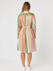 Spice Stripe Shirt Dress  | Threadz