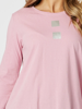 Be Square Long Sleeve Top - Pink | Threadz