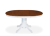 Hampton 5 Pce Extention Dining Room Suite | Polished Teak & White