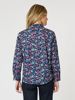 Liberty Floral Print Shirt - Navy | Gordon Smith