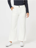 Hudson High Rise Wide Leg Jean - Ivory | Gordon Smith