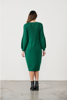 Half Rib Knit  & Dress Puff Sleeve - Forest | Caju