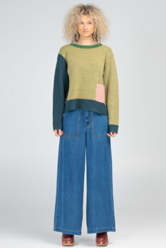 Poet Jumper- Moss | Boom Shanker 