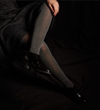 Capsule Graphite’ Cashmere Blend Tights | Tightology
