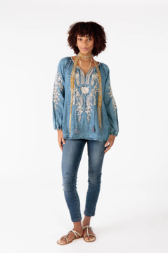 Alessia Shirt- Embroidered | Rubyyaya