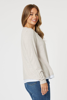 Alice 2 in 1 Knit Top - Stone | Threadz