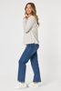 Alice 2 in 1 Knit Top - Stone | Threadz