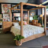 Norfolk 4 poster King Bed- Recylced Timber | Tradway 