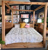 Norfolk 4 poster King Bed- Recylced Timber | Tradway 
