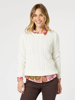 Kala Cable Jumper - Ivory | Gordon Smith