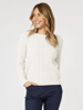 Kala Cable Jumper - Ivory | Gordon Smith
