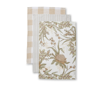 Glenelg Neutral Tea Towel Pack of 3  | Madras Link