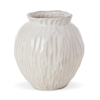 Jarah Textured Sage White Vase | Madras Link