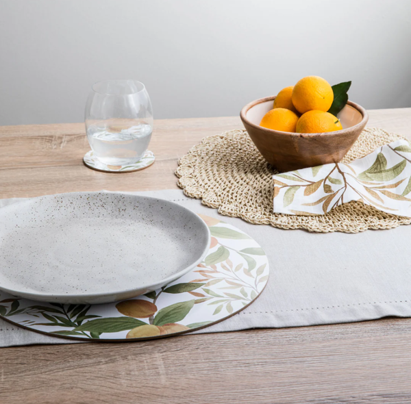Jetty Oatmeal Table Runner - 35cm x 200cm | Madras Link