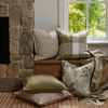Lincoln Oatmeal Cushion | Madras Link