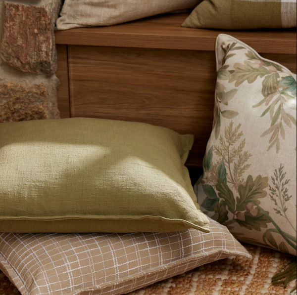 Lincoln Moss Green Cushion | Madras Link