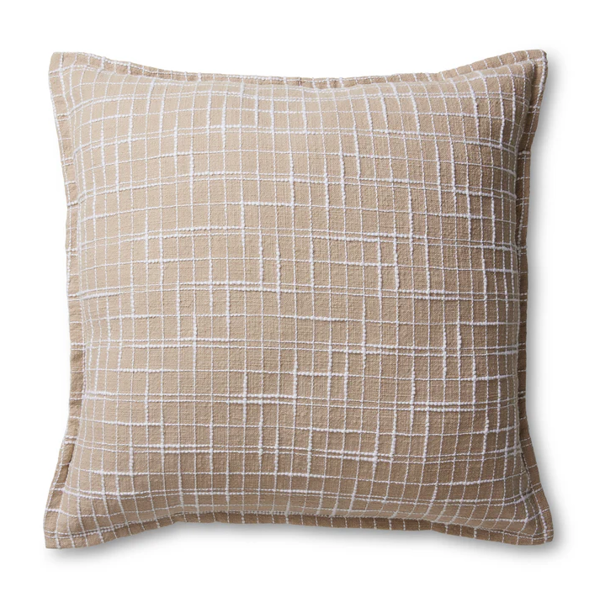 Olsen White Check Cushion | Madras Link