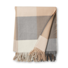 Harley Neutral/Charcoal Throw | Madras Link
