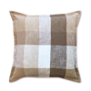 Heide Coffee Check Cushion | Madras Link