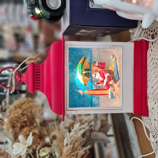 Aussie Beach Santa  | Snow Globe