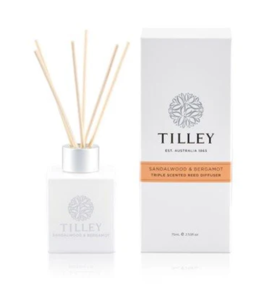 Sandalwood & Bergamot - Mini Reed Diffuser | Tilley