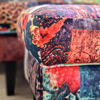 Louis Foot Stool | Digital Print Patchwork