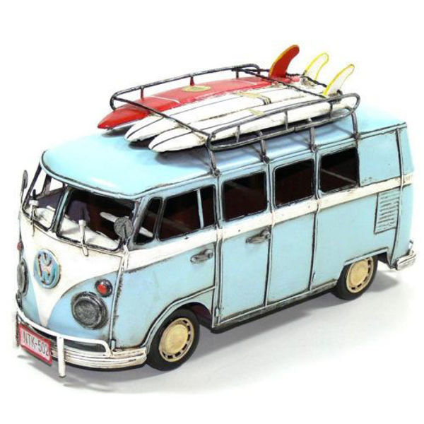 Volkswagen Kombi Van Metal Collectable - Blue  | Boyle Industries