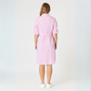 Skyler Stripe Shirt Dress - Pink White | Threadz