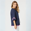 Ric Rac Top - Navy | Threadz