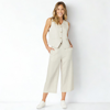 Lino Short Vest - Natural | Gordon Smith