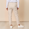 Alexis Gingham Print Pant - Natural | Gordon Smith