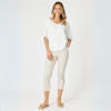Alexis Gingham Print Pant - Natural | Gordon Smith