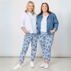 Alexandria Floral Print Pant - Blue/White | Gordon Smith