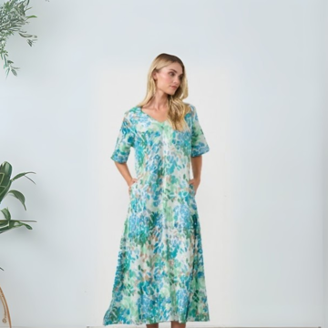 A-line with Side Splits & Lurex Sparkle | Holmes & Fallon
