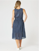 Get Spotty Print Dress - Navy White | Gordon Smith