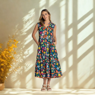 Kalina Midi - Navy | Lula Life