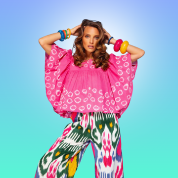 Floret Top - Pink | Boom Shanker