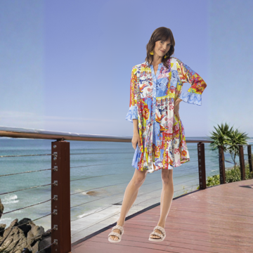 Daniella Dress Layers 3/4 Sleeve | Escape by QC