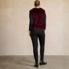 Picture of Vest knit design w/Faux Fur Collar - Ruby | Holmes & Fallon