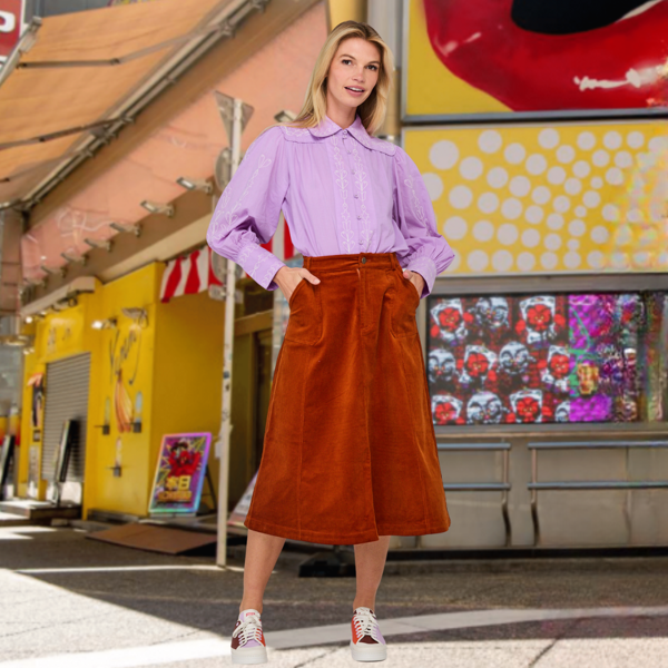 Dharma Skirt - Burnt Orange | Boom Shanker