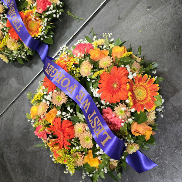Custom ANZAC Day Wreaths | Colour Tribute Wreaths for Schools, Clubs & Organisations