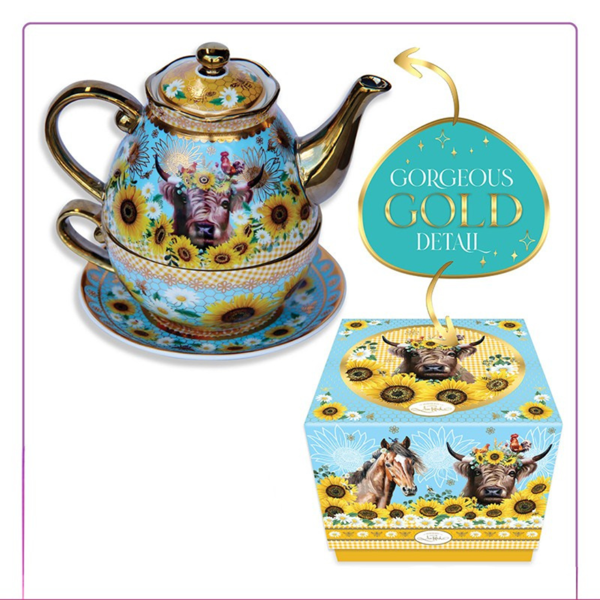 lisa-pollock-country-collection-tea-for-one-set-ceramic-teapot-cup-gift-set