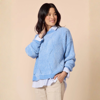 Picture of Tenille Rib Knit - Blue | Gordon Smith