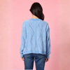 Picture of Tenille Rib Knit - Blue | Gordon Smith