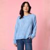 Picture of Tenille Rib Knit - Blue | Gordon Smith