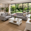 Club 2 & 3 Seater Sofa | Modern Grey Mid-Century Lounge Suite