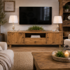 Loftwood Entertainment Unit | Natural Timber